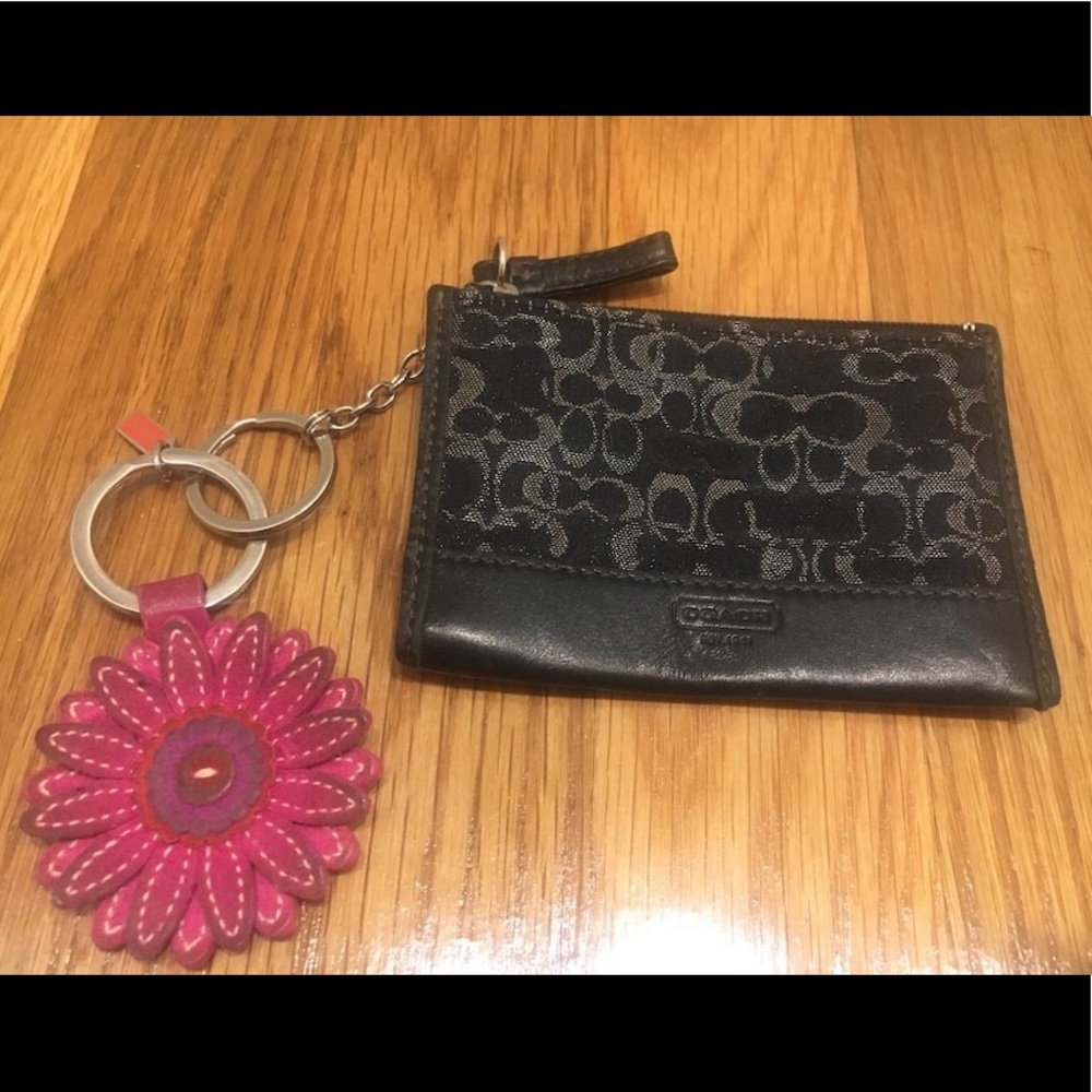 Coach wallet and Coach keychain